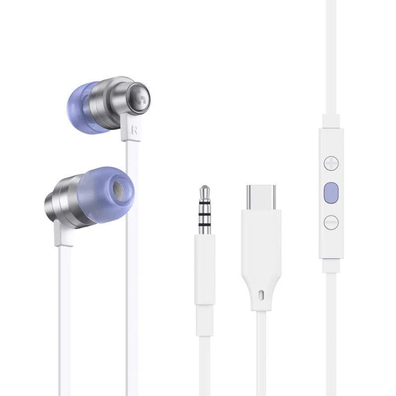 Logitech G333 Earbuds w/ Microphone - White - سماعة
